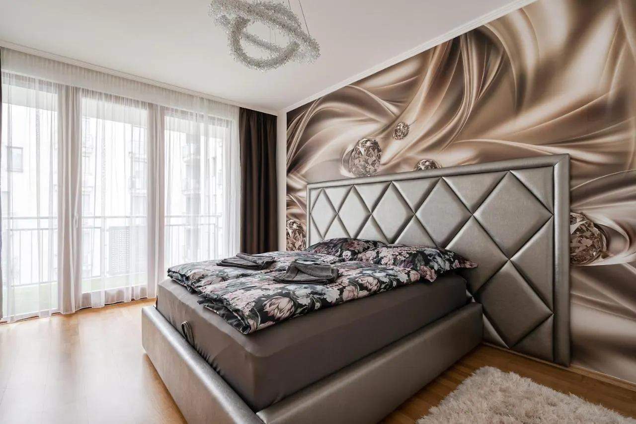 Penthouse Three Bedrooms, Three Balconies Apartment With Free Parking In Kiraly Street Budapest Hungary